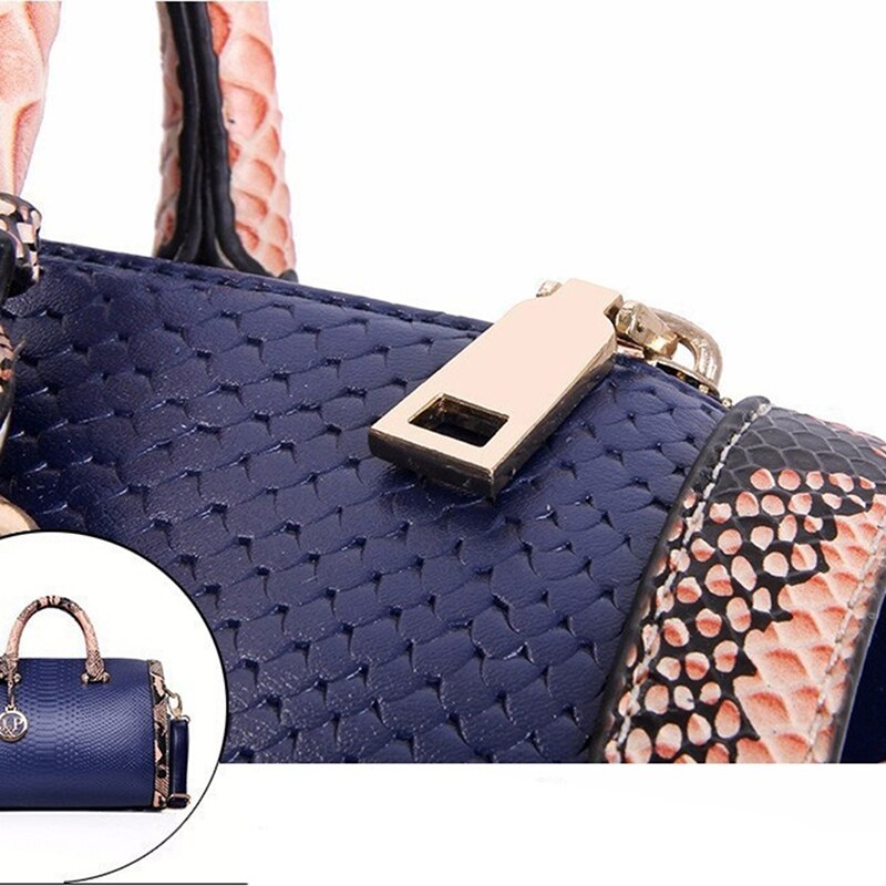 Crocodile Leather Purse Snake Skin Print Bag