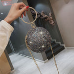 Crystal Ball Party Glitter Cross Body