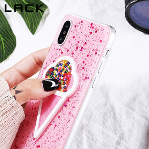 3D Dynamic Ice Cream Phone Case For iphone X Case Fashion Glitter Bling Back Cover Lovely Cartoon Cases For iphoneX Capa