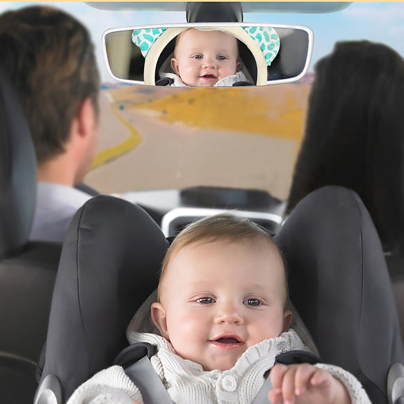 New Cute Baby Rear Facing Mirrors Adjustable Car Baby Mirror Safety Car Back Seat View Mirror