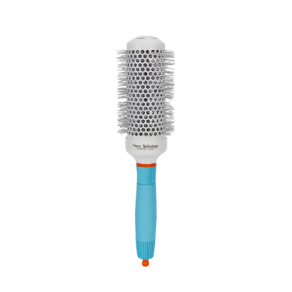 2021 Professional Round Blue Hair Brush Ceramic Ion