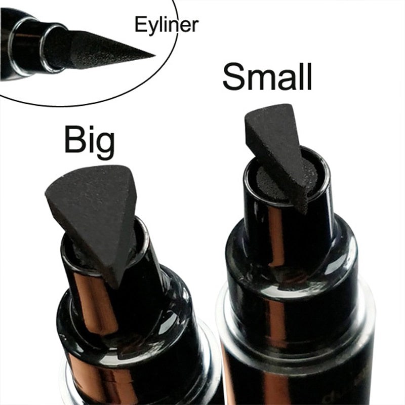 Cmaadu 2 In1 Stamp Seal Eyeliner Pen Waterproof Liquid Eyeliner