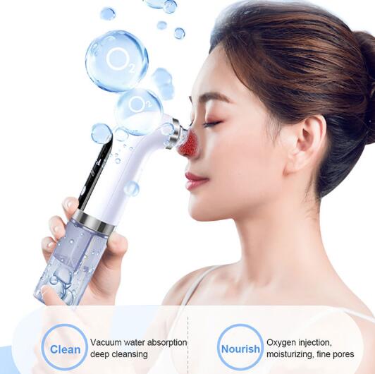 Hydro dermabrasion Blackhead Remover USB Rechargeable Water Cycle Pore Acne Pimple Removal