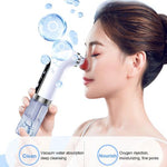 Hydro dermabrasion Blackhead Remover USB Rechargeable Water Cycle Pore Acne Pimple Removal