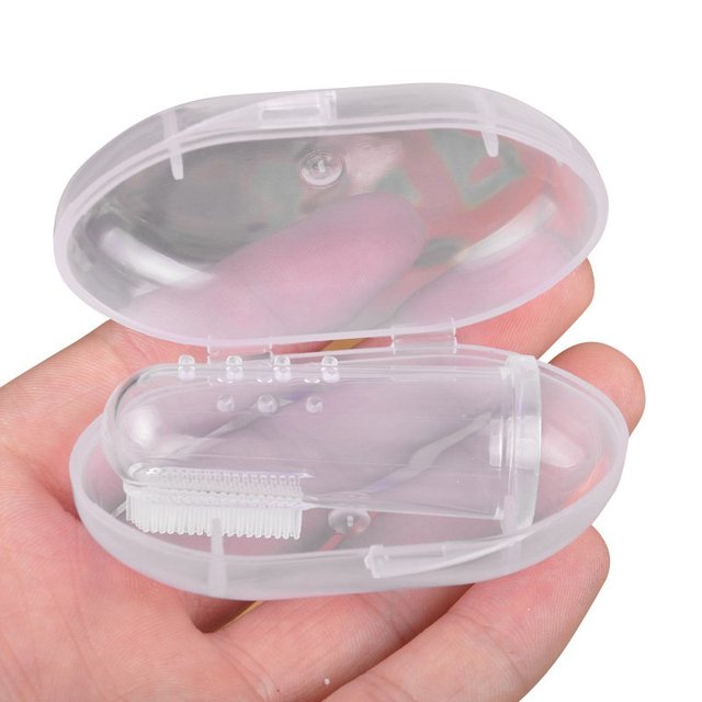 Cute Baby Finger Toothbrush With Box