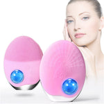 Wireless Charging Phototherapy Silicone Facial Cleaner Skin Rejuvenation