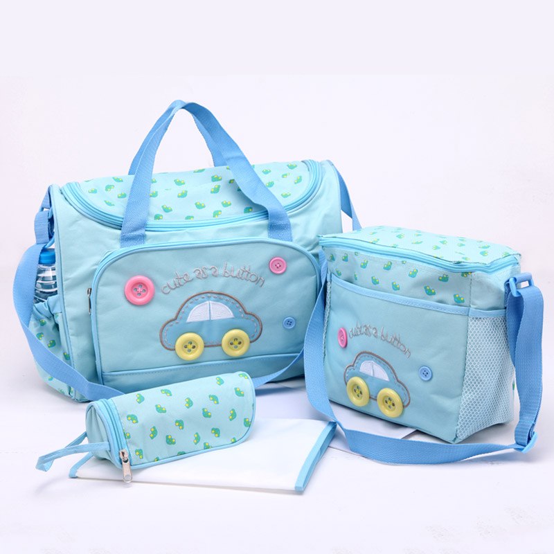 4 Pieces/Set Fashion Infant Baby Nappy Bag,