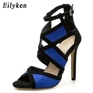 Hollow out Buckle Strap High Heels