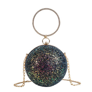 Crystal Ball Party Glitter Cross Body