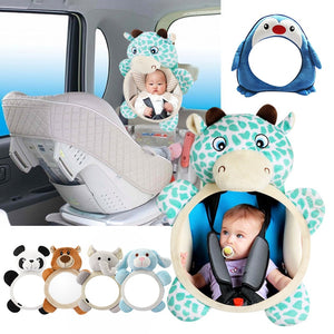 New Cute Baby Rear Facing Mirrors Adjustable Car Baby Mirror Safety Car Back Seat View Mirror