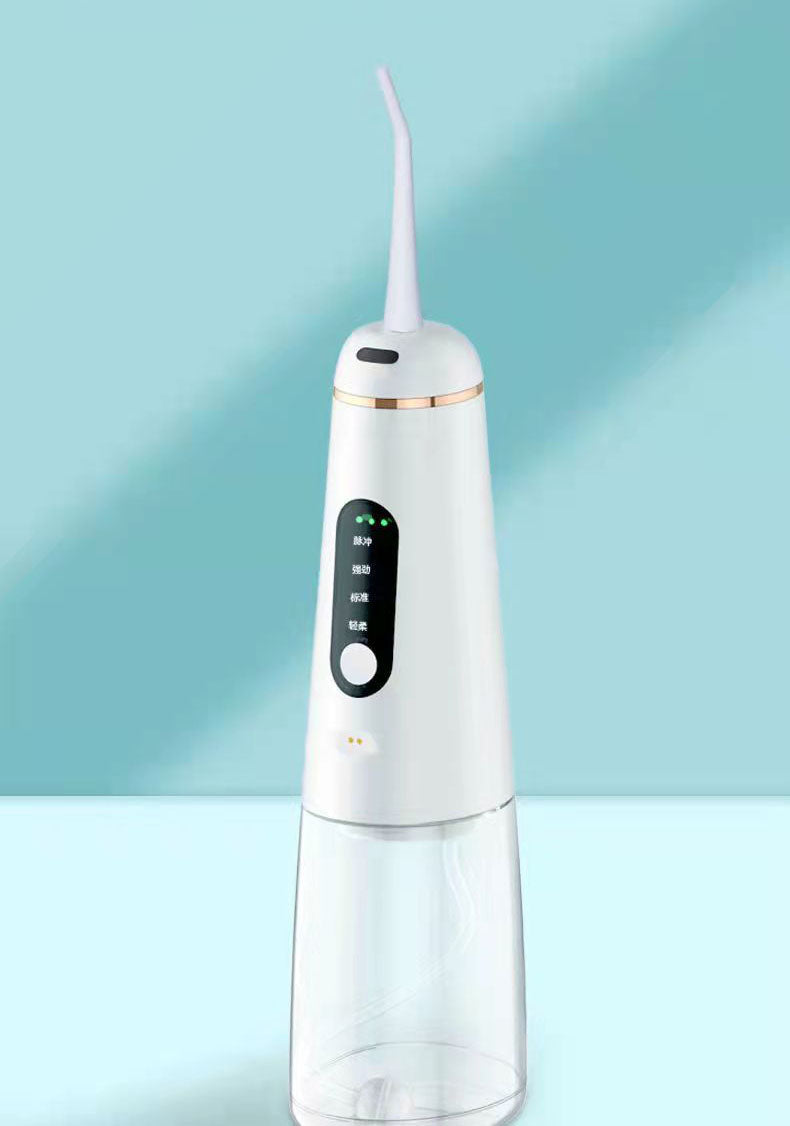 White Tooth Punch Intelligent Oral Care Household Electric Large Capacity Magnetic Suction Charging Tooth Washing