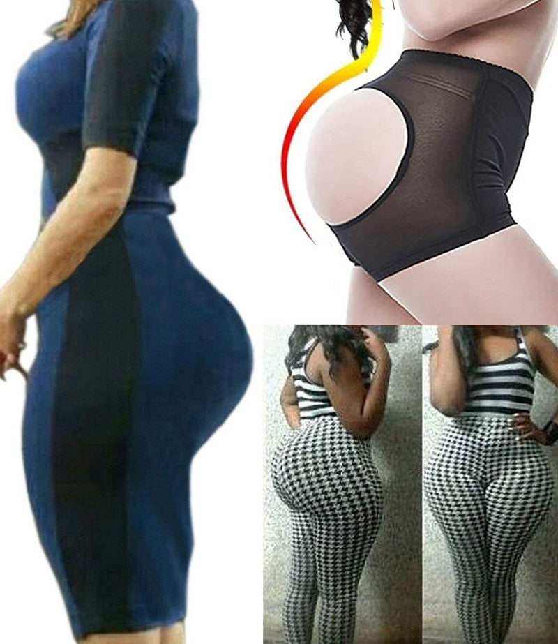 NINGMI Seamless Waist Trainer Hot Pants Butt Lifter