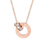 Austrian Crystal Love Necklace