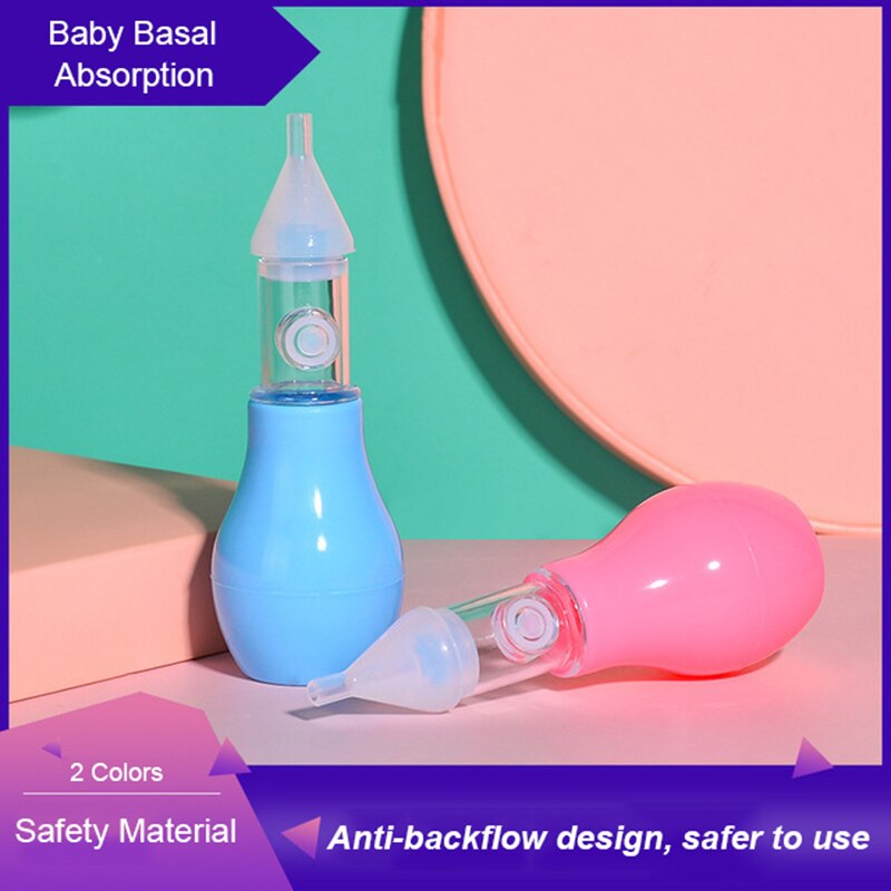 Infant silicone nasal aspirator pump