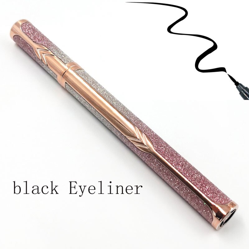 New Magic Self-adhesive Eyeliner Pen Glue-free Magnetic-free for False Eyelashes Waterproof No Blooming Eye Liner Pencil