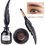 3 Colors Feather Shape Cushion Eyebrow Cream Waterproof