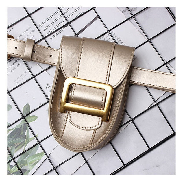 Fanny Pack Women Snake skin Belt Bag