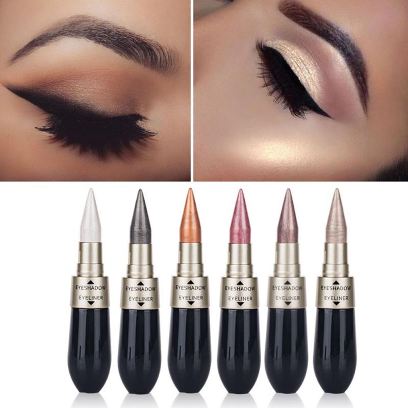 Creative Double-end Eyeshadow Black Eyeliner