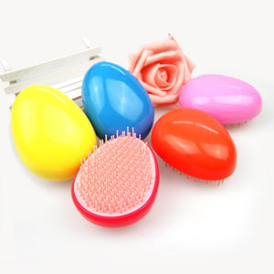 1pc Egg Design Magic Hair Brush Plastic