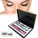 8pcs Magnetic eyelashes with 3 magnets handmade 3D