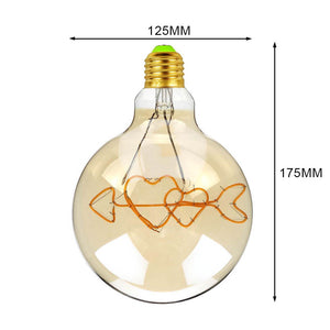 LED Filament Lamp Letter Lamp LOVE HOME HELLO Antique Lamp G125 Retro Modeling Lamp Edison Bulb