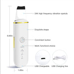 Ultrasonic Skin Scrubber Facial Cleaner Ion Acne Blackhead