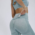 Womens Clothing 2021 New V-neck Sportswear Yoga Suit