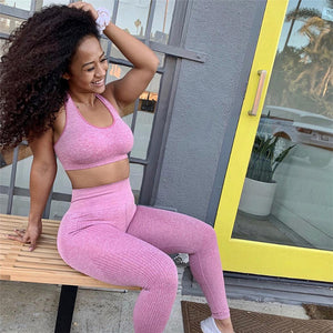 High Waist Seamless Leggings Push Up