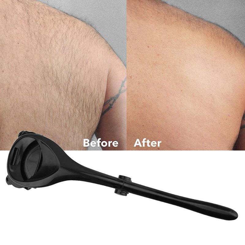 Do-it-yourself  Head Blade Back Hair Shaver Trimmer Body Leg Razor Long Handle Removal Razors