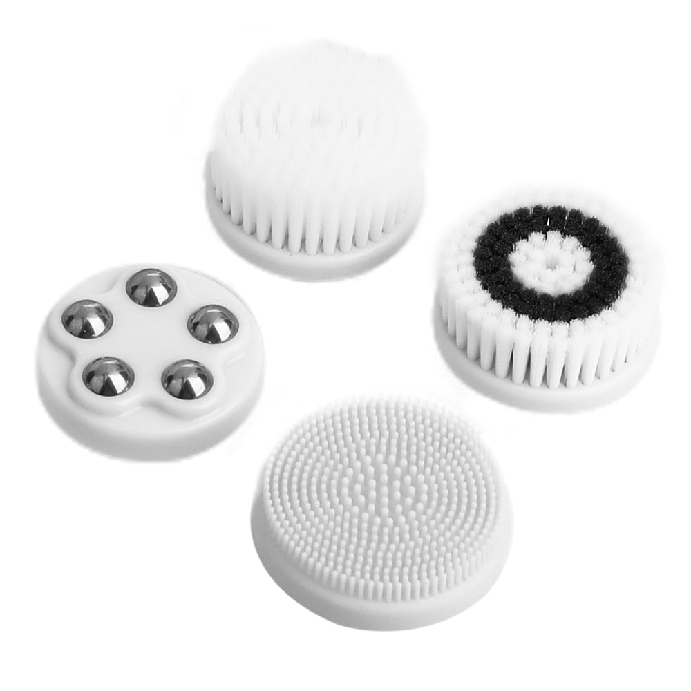 4 IN 1 Electric Face Deep Cleansing Brush Spin Pore Cleaner