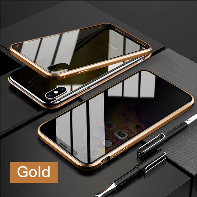 (choose for which model )Privacy Glass Case iPhone X XS MAX 8 7 Plus