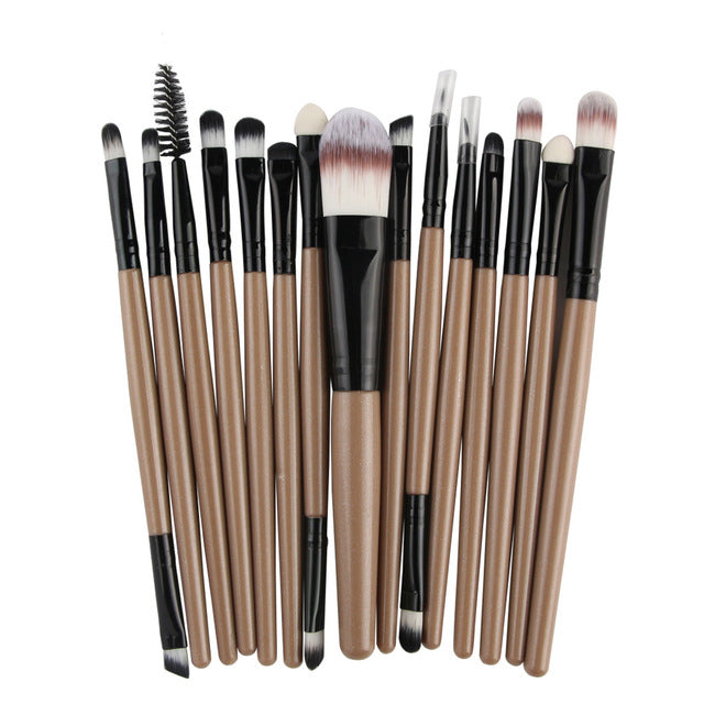 15Pcs Makeup Brushes Set