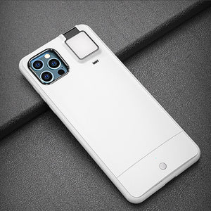 (select the right phone case for which phone) Flash Phone Case Protective Cover Fill Light Camera Bracket Holder for Apple Iphone X 11 12 Pro Max