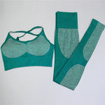 2PCS/Set Camouflage Yoga Set Women Seamless (check Sizes Before Purchase)