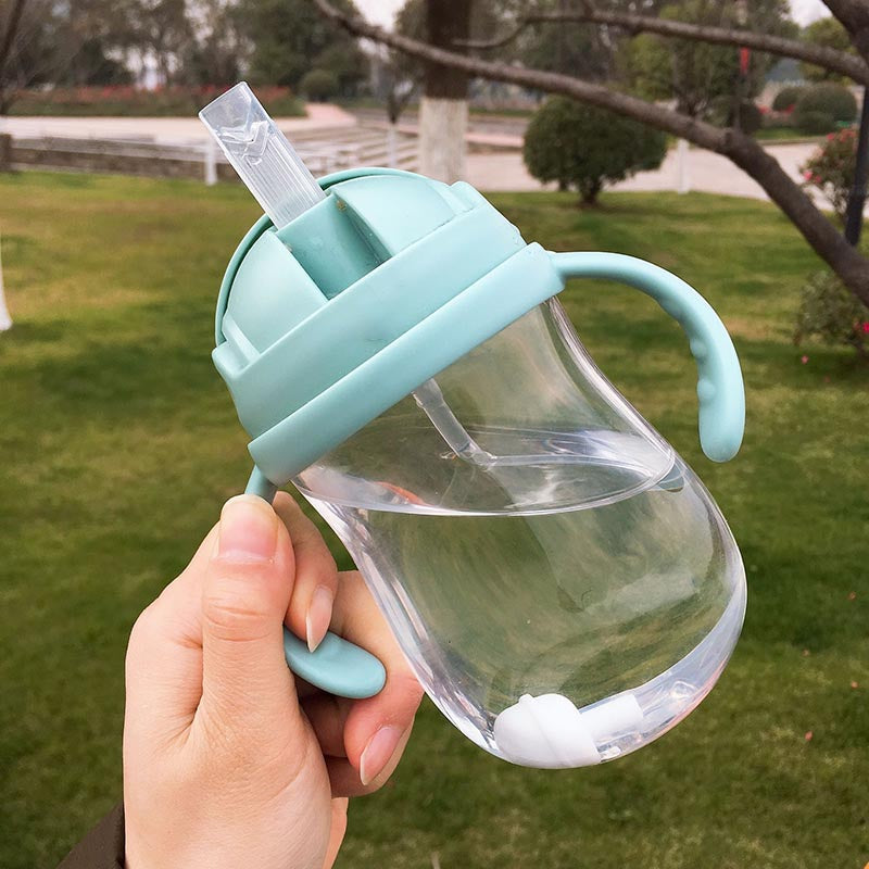 Silica Gel Feeding Kids Toddler Newborn Baby Drink Cups Water Bottles Kids Drinking Sippy A Cup with Straw Copo Infantil Drinker