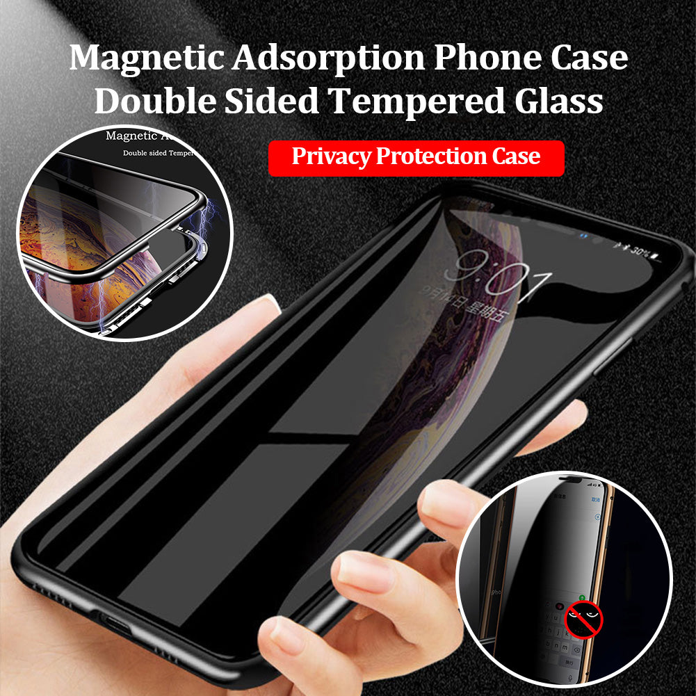 (choose for which model )Privacy Glass Case iPhone X XS MAX 8 7 Plus