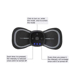 Rechargeable Wireless Remote Control Cervical Massage Paste Mini Massage Paste Cervical Spine Massager Cervical Spine Paste