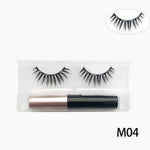 3D Mink Magnetic Eyelashes Waterproof Lasting Magnetic Eyeliner Magnet Mink Eyelashes Makeup Extension False Eyelashes