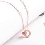 Austrian Crystal Love Necklace