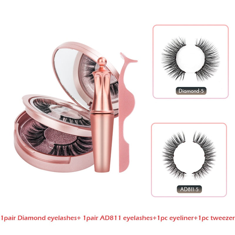 Double Layer Magnetic False Eyelashes