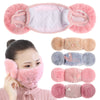 2 in 1 Warm Earmuffs Cartoon Cute Ear Muffs Ear-cap Autumn Winter Thicken Plush Outdoor Riding Keep Warm Earflap