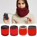 Heated Neck Wrap Winter Oudoor Electric Heating Neck Wrap Knited Warm Keep Neck Warmer Men Women Heating Scarf