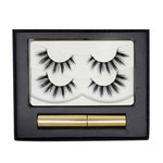 Hot Magnetic Eyelash Set With False Eyelashes Tweezers