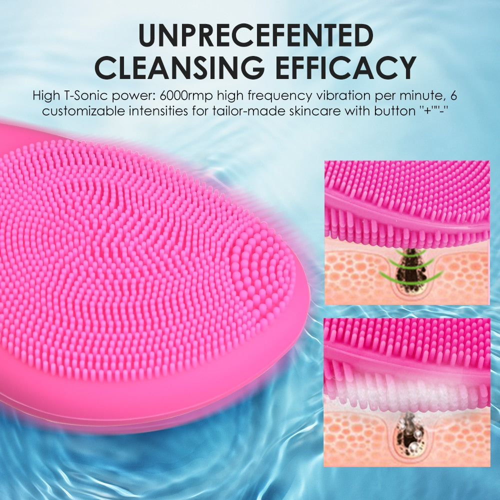 Facial Cleansing Brush Rechargeable Waterproof