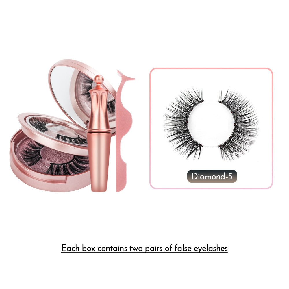 Double Layer Magnetic False Eyelashes