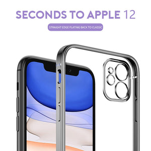 New Square Plating Soft Case For iPhone 11 Pro 11Pro Max Clear Cover For iphone 11 PROMAX