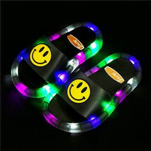 Light Up Slippers Children LED  Kids Slippers Baby Bathroom Sandals  Kids Shoes for Girl  Boys Flip Flops  Toddler