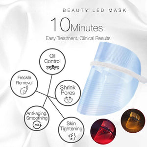 LED Face Light Therapy Photon Facial Mask