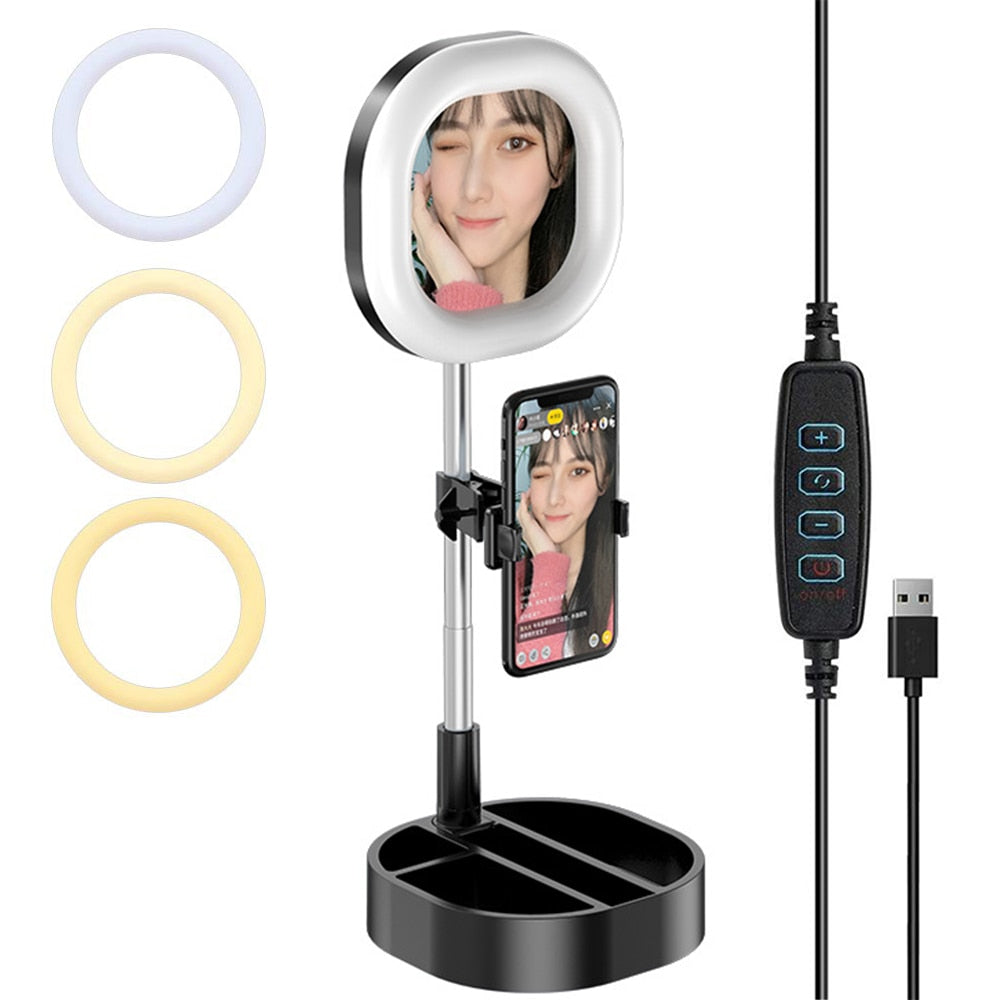 Universal USB Selfie Ring Light Photo Studio Camera