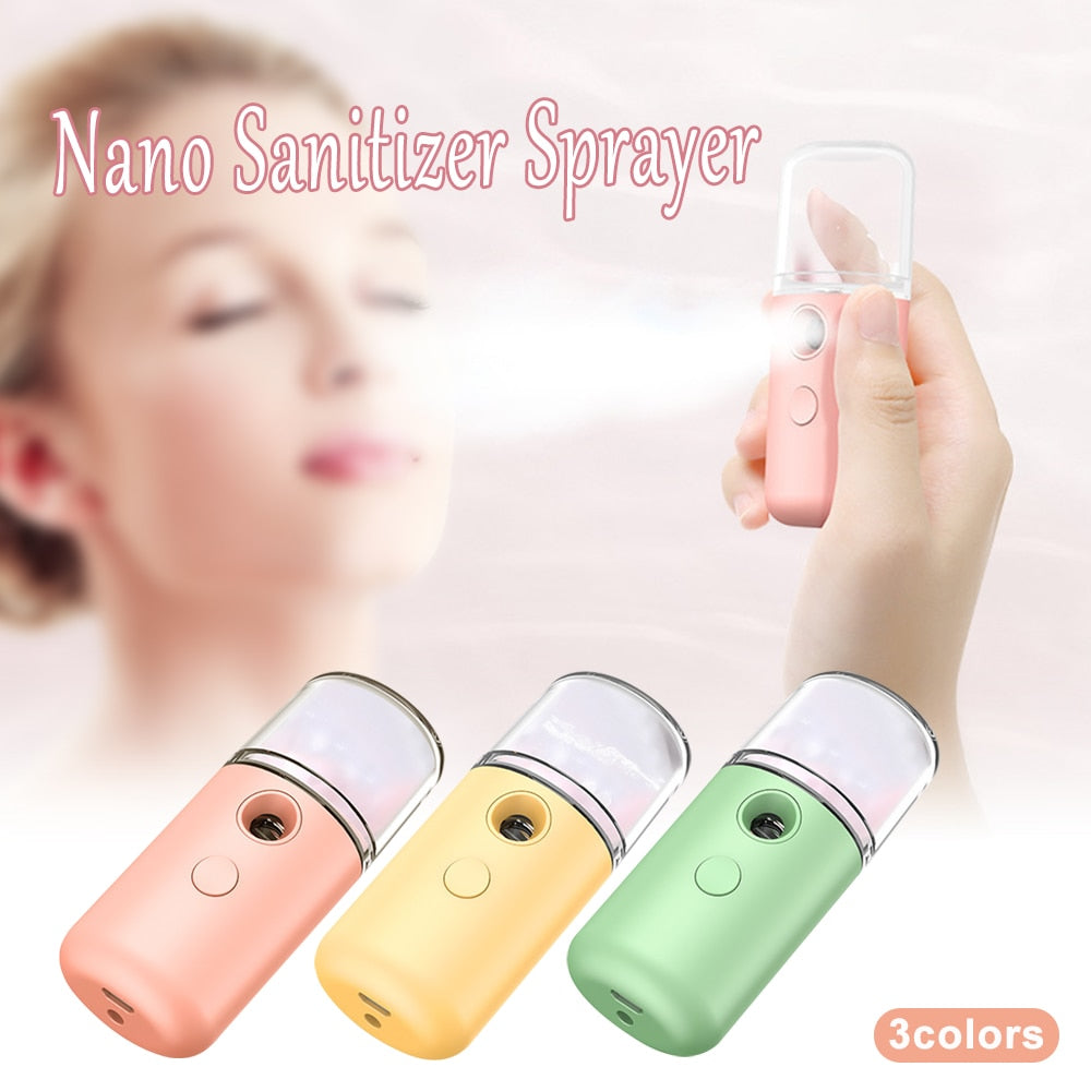 Nano Sanitizer Sprayer | Face Moisturizing Mist Spray Machine USB Hot